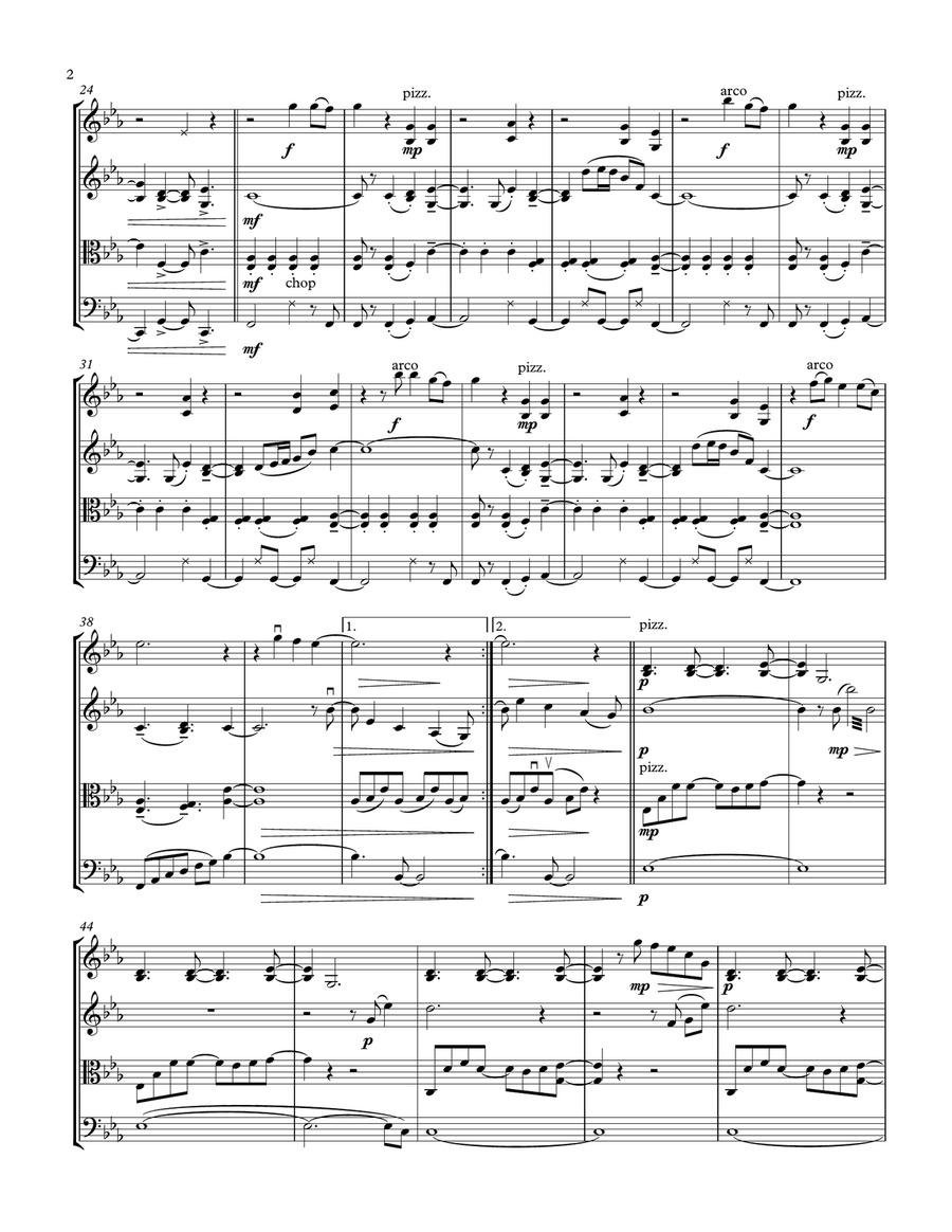 Share My Life Share My Life String Quartet scores gallery preview page 2