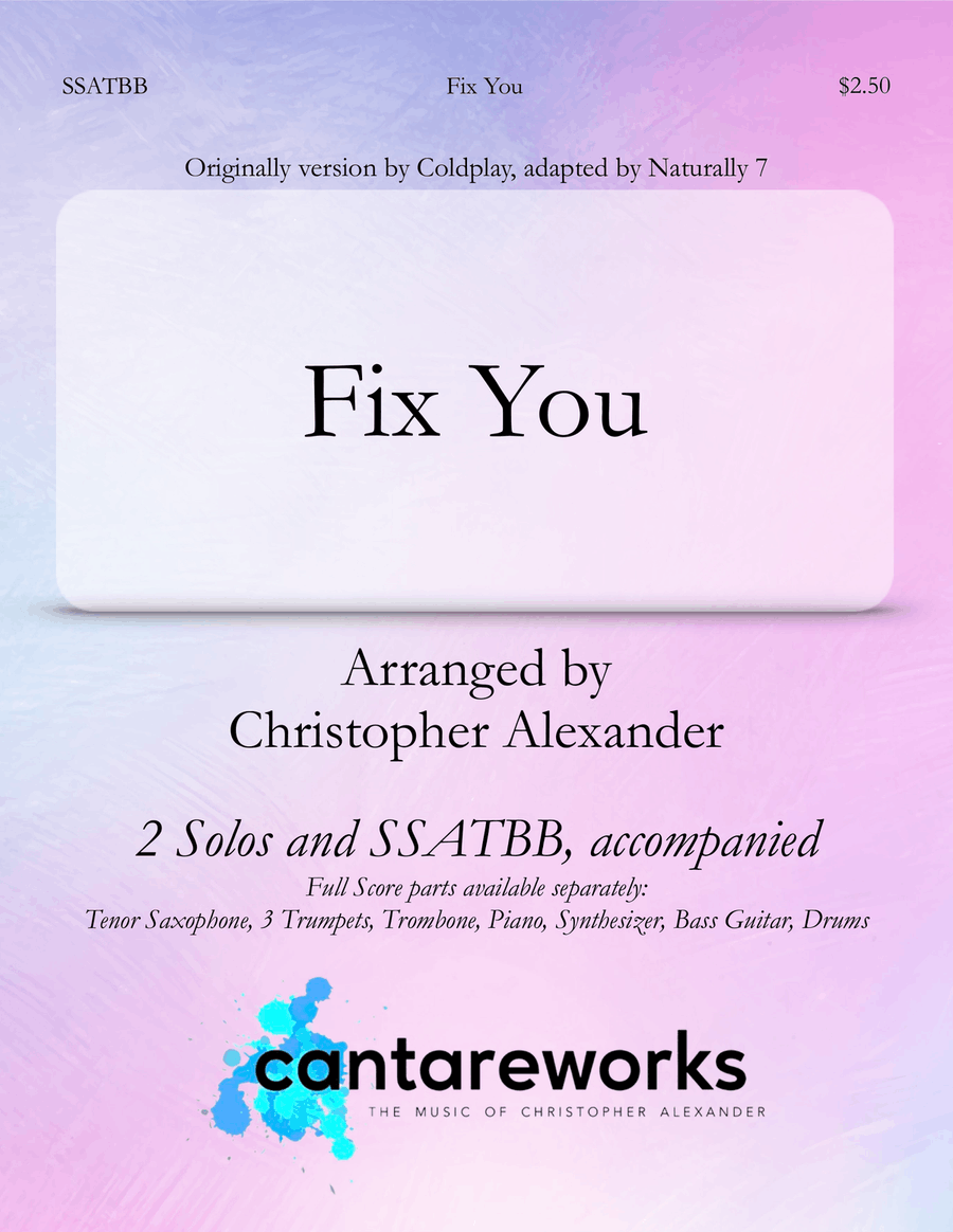 Fix You Divisi scores gallery preview page 1