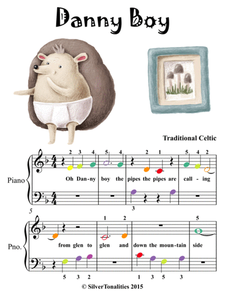 Little Irish Hedgehogs for Beginner Piano