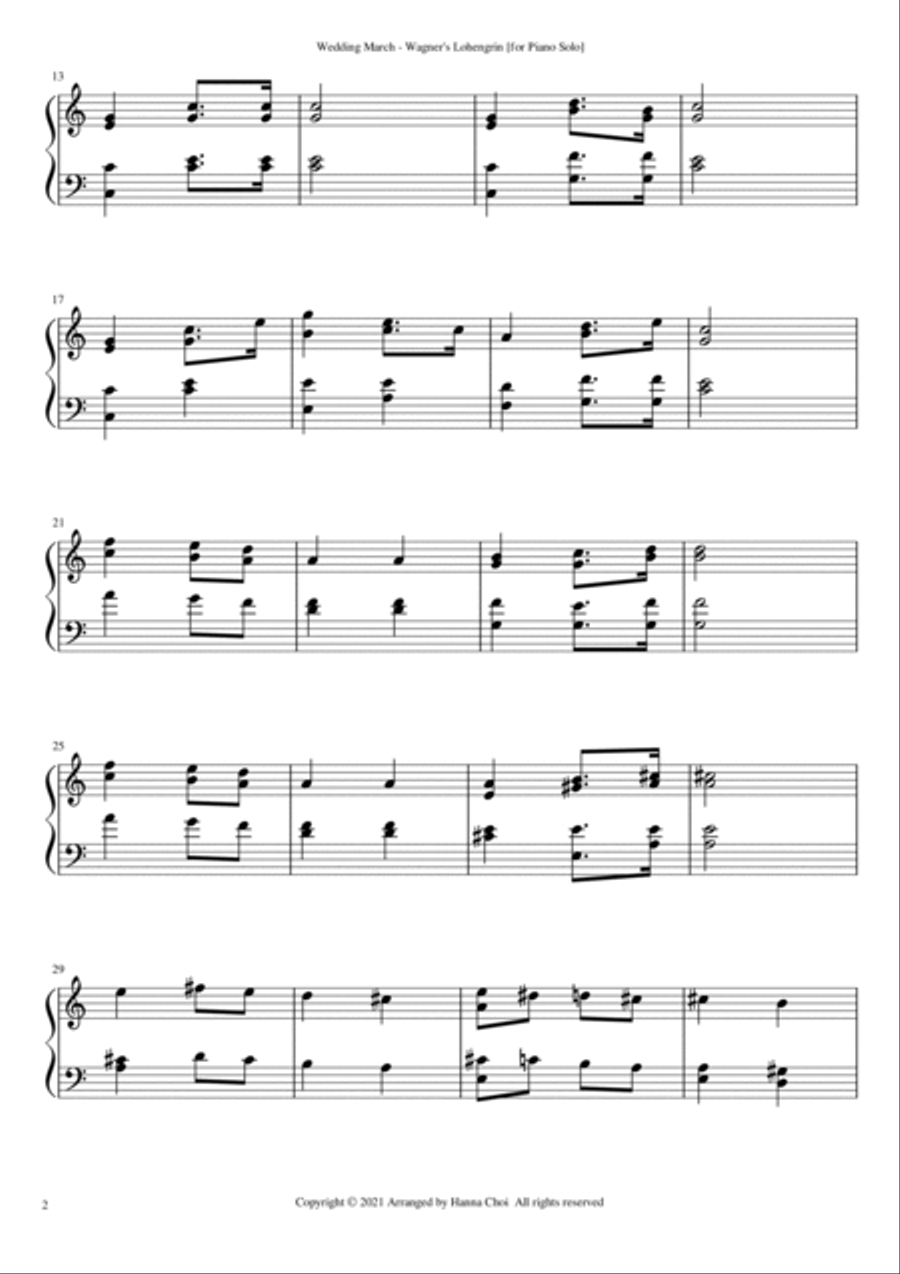 Wedding March - Wagner 