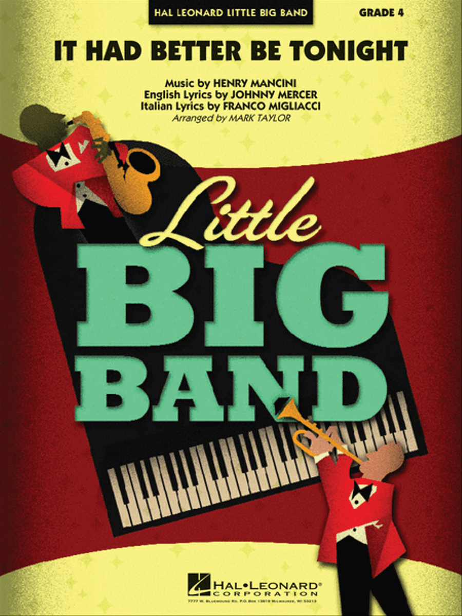 It Had Better Be Tonight Big Band scores gallery preview page 1