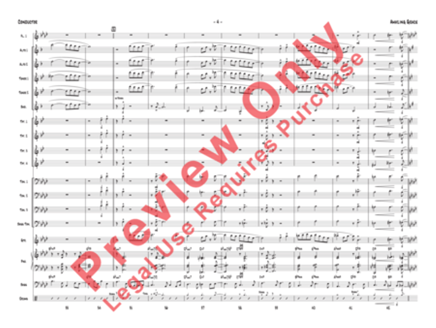 Amazing Grace (Score only) Jazz Ensemble scores gallery preview page 8