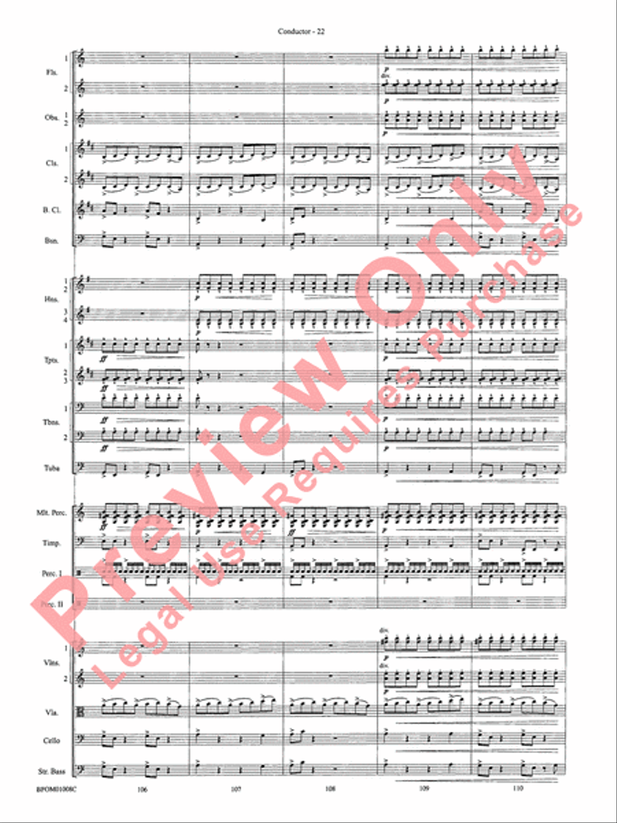 The Great Locomotive Chase Full Orchestra scores gallery preview page 29
