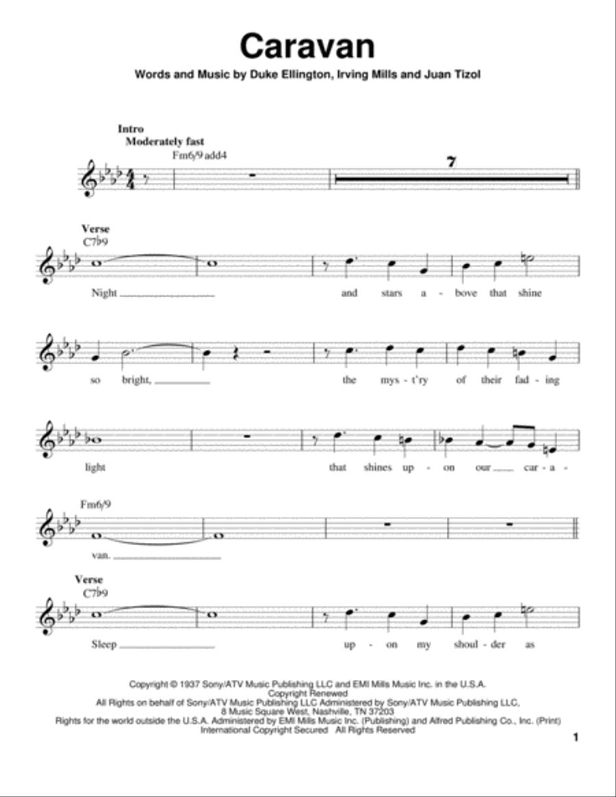 Caravan Voice scores gallery preview page 1