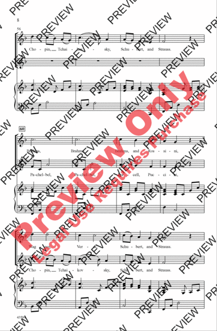 Composers All Around 2-Part scores gallery preview page 8