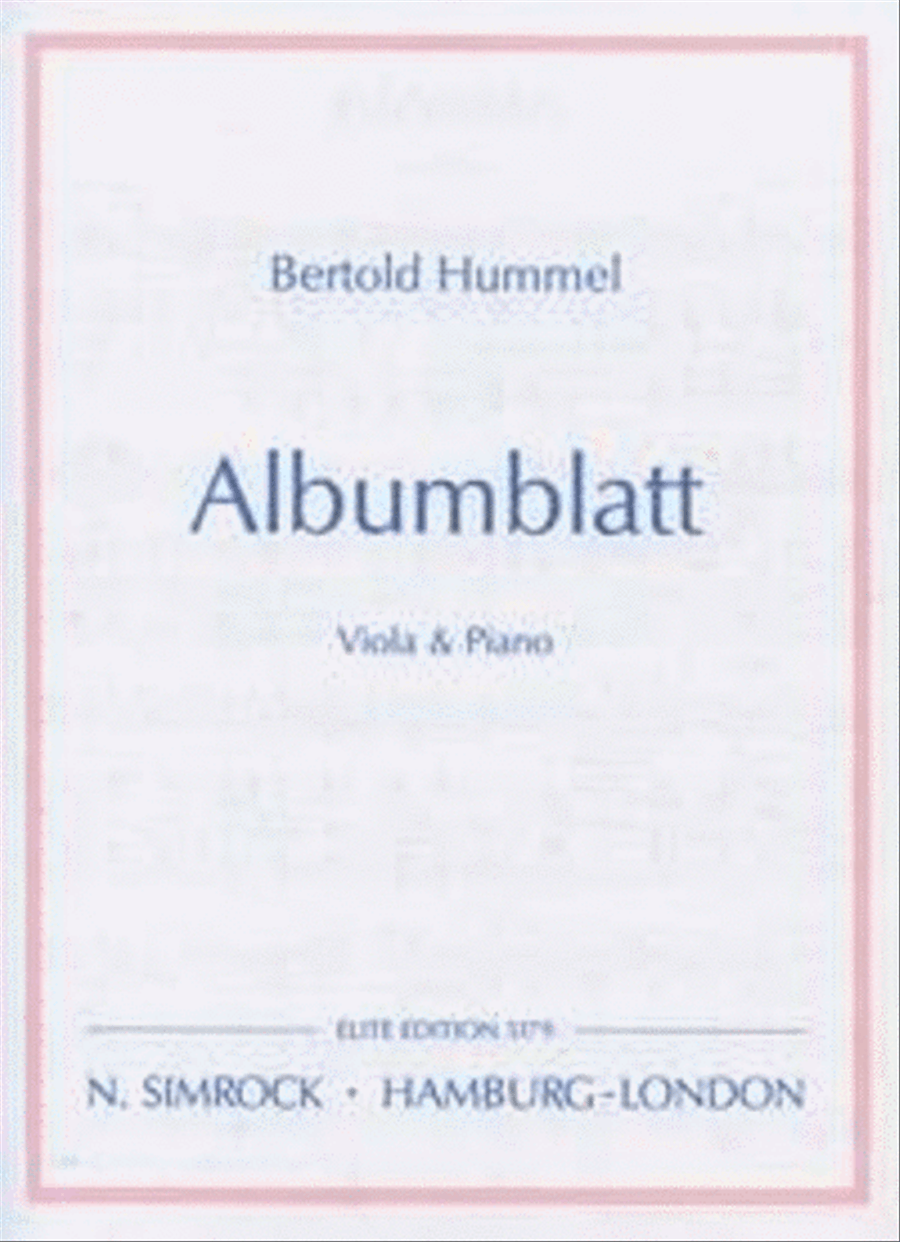 Album Leaf Piano Accompaniment scores gallery preview page 1