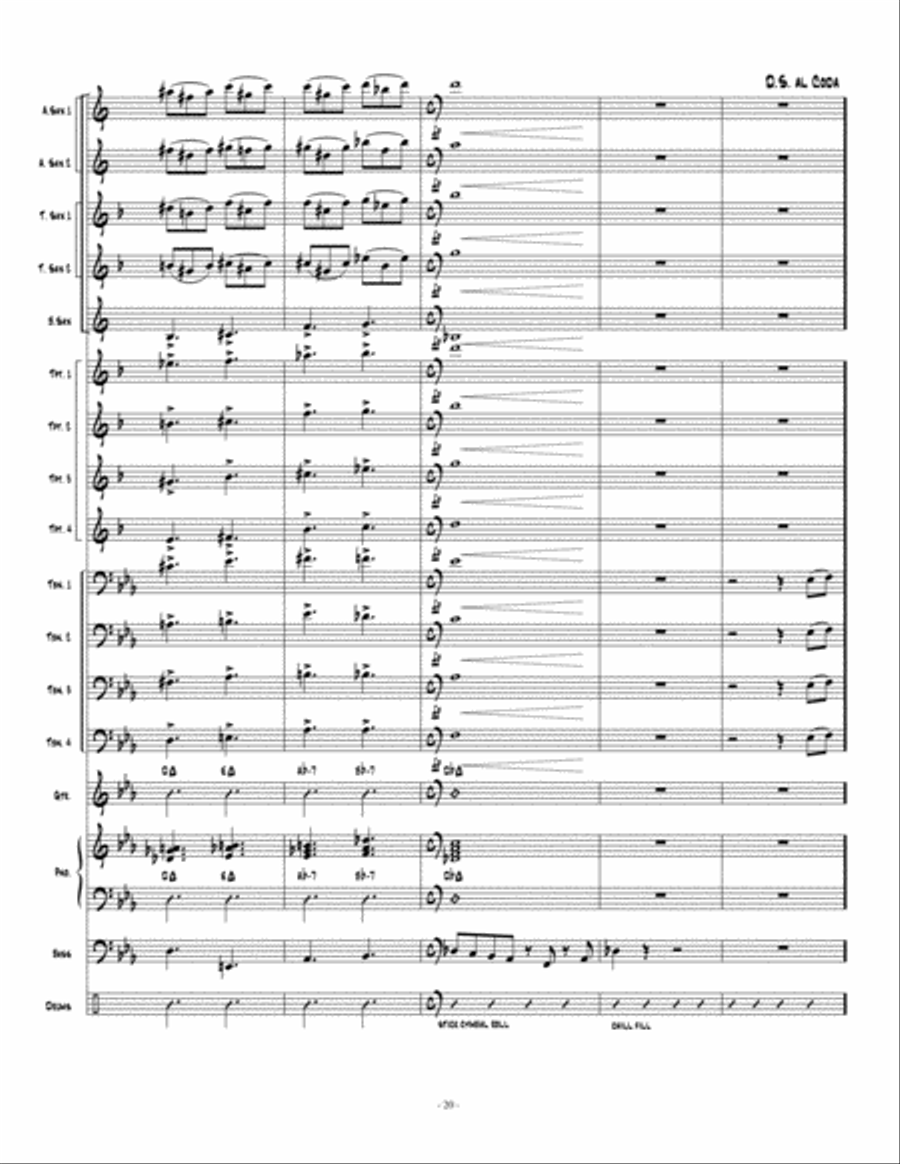 Speed Shift Speed Shift Jazz Ensemble scores gallery preview page 21