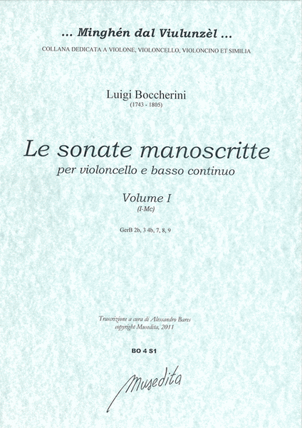 Le sonate manoscritte - Volume I