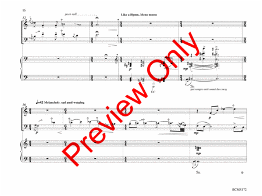 Journey Toward the Eternal Flame Bassoon scores gallery preview page 17