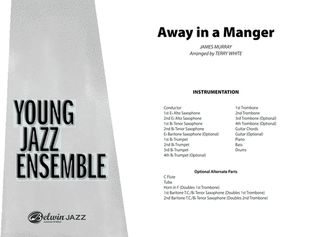 Book cover for Away in a Manger: Score