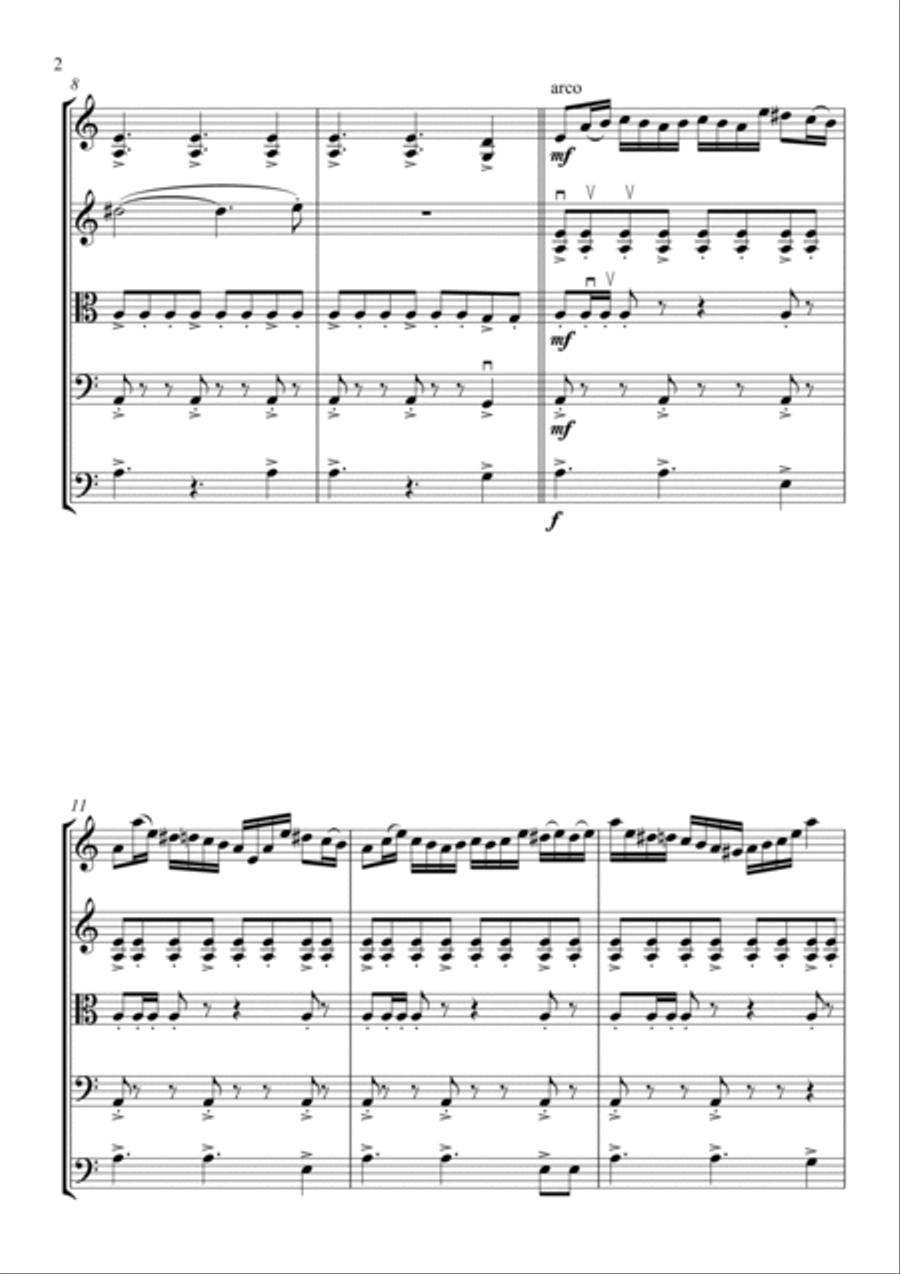 Bessarabican Hora String Quartet scores gallery preview page 3
