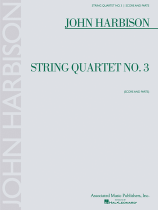 Book cover for String Quartet No. 3