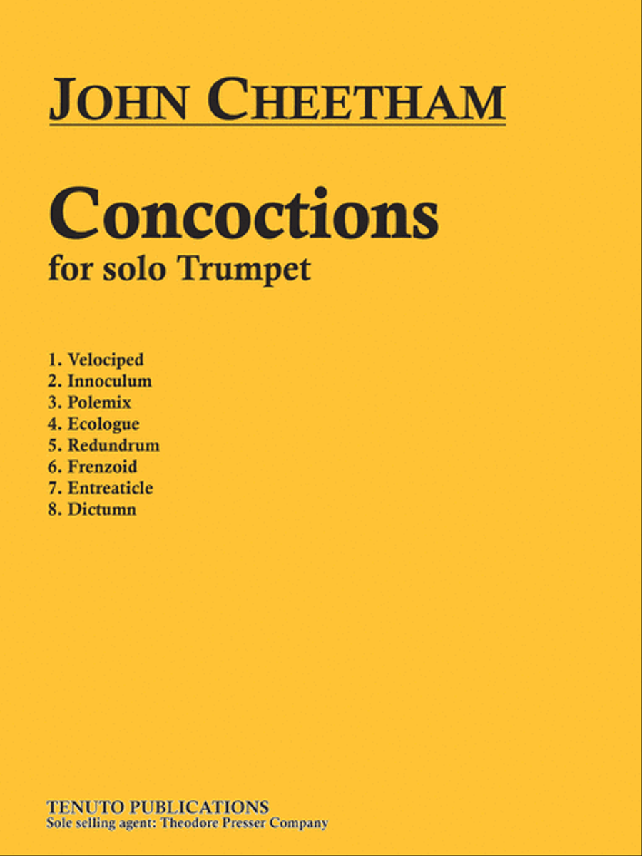 Concoctions Chamber Music scores gallery preview page 1