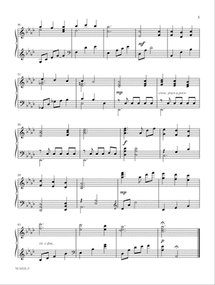 All Things Bright and Beautiful Piano Solo scores gallery preview page 5