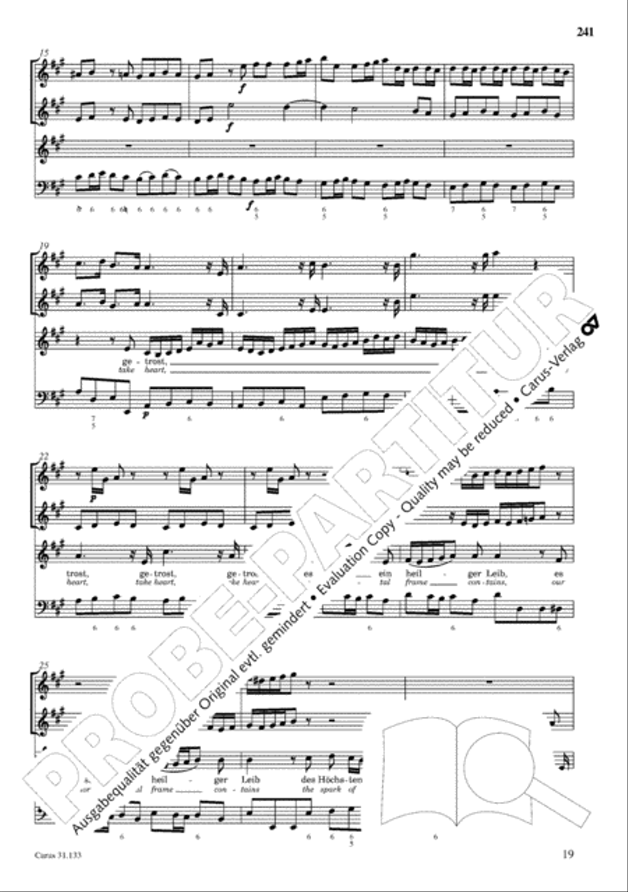 The Complete Sacred Vocal Works (Das geistliche Vokalwerk) Voice scores gallery preview page 242