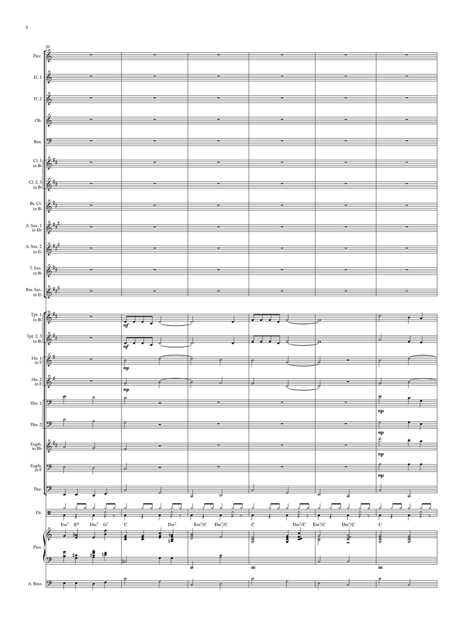 Solid As A Rock Concert Band scores gallery preview page 6