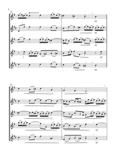 Three selections based on "Christ lag in Todesbanden" (Saxophone Quintet - 1 Sop, 1 Alto, ...)