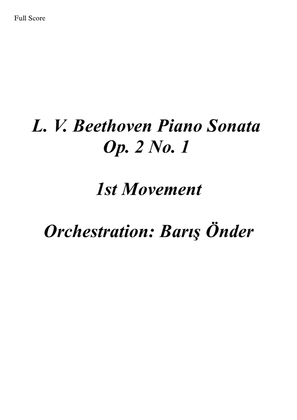 Beethoven Piano Sonata Op. 2 No. 1 Orchestration (by Barış Önder)