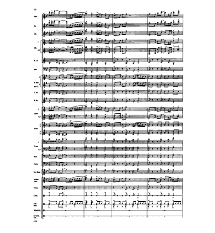 Of A Distant Star Concert Band scores gallery preview page 9