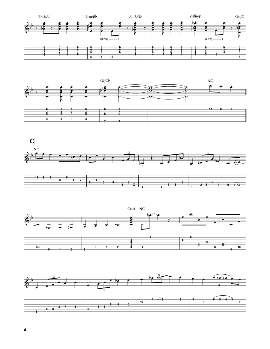 There Is No Greater Love There Is No Greater Love Electric Guitar scores gallery preview page 4