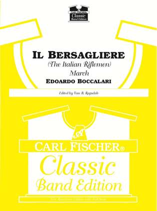 Book cover for Il Bersagliere (The Italian Riflemen) March