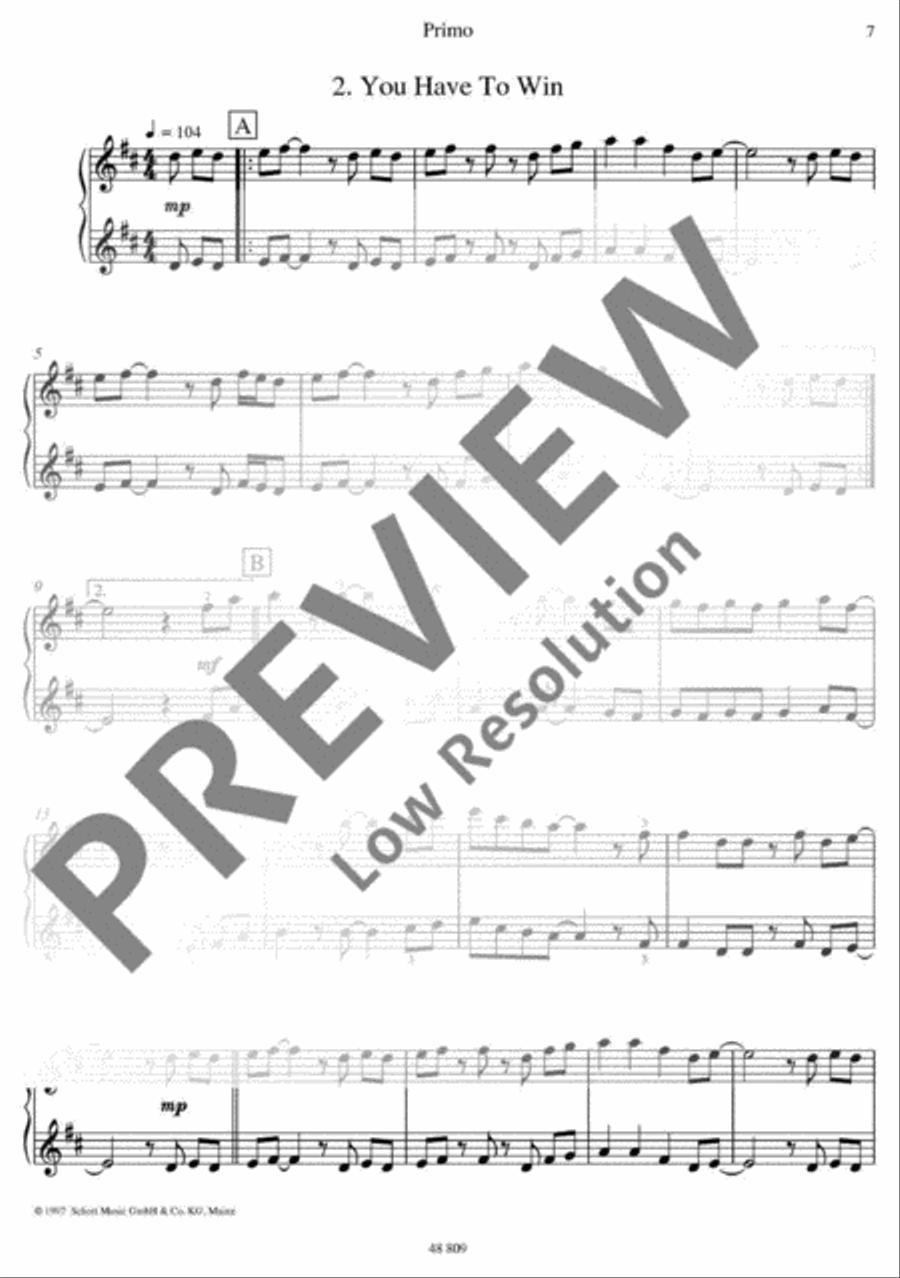 Just for Fun Piano Duet scores gallery preview page 8