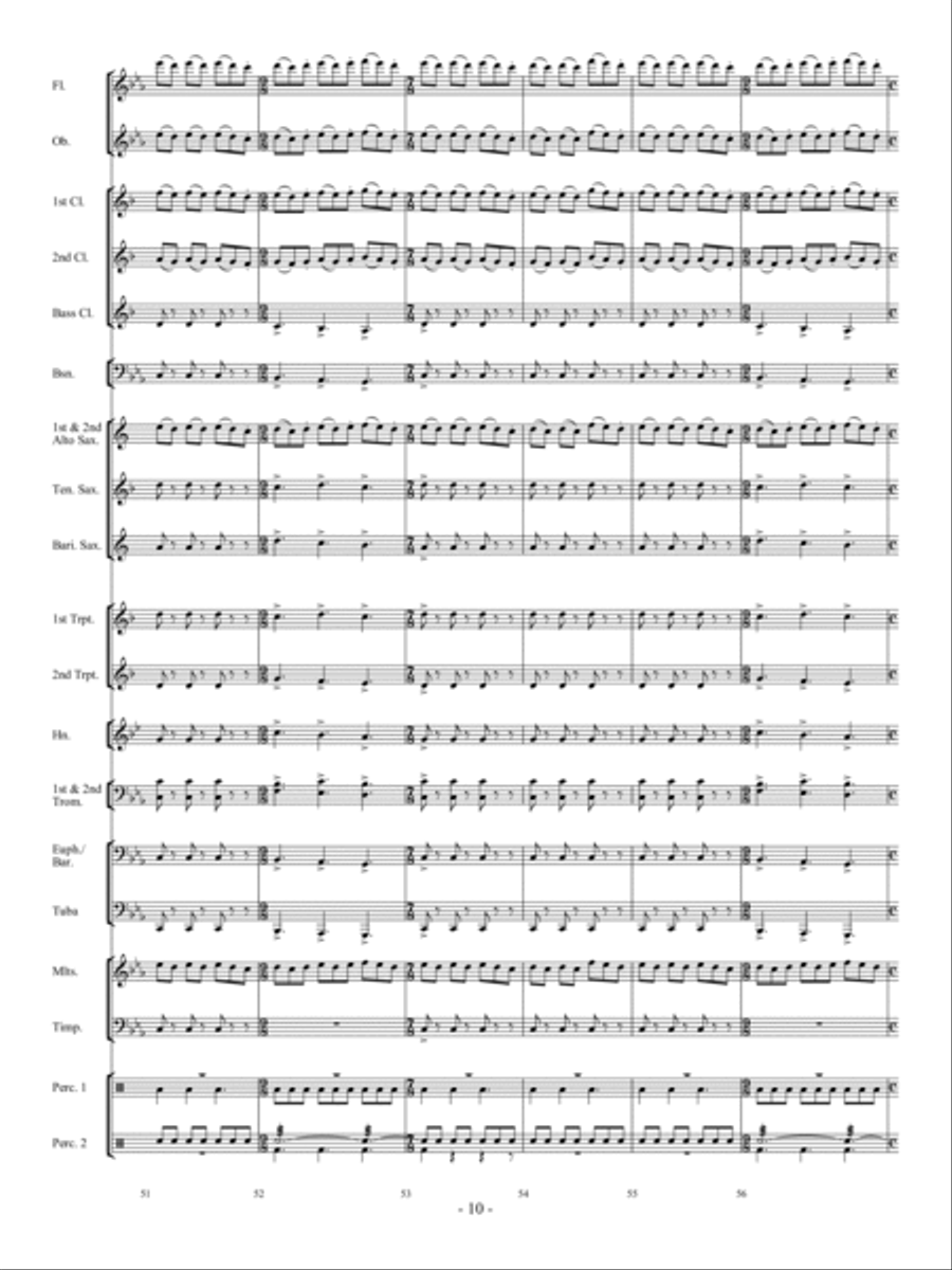 The Trumpeter of Krakow Concert Band scores gallery preview page 9
