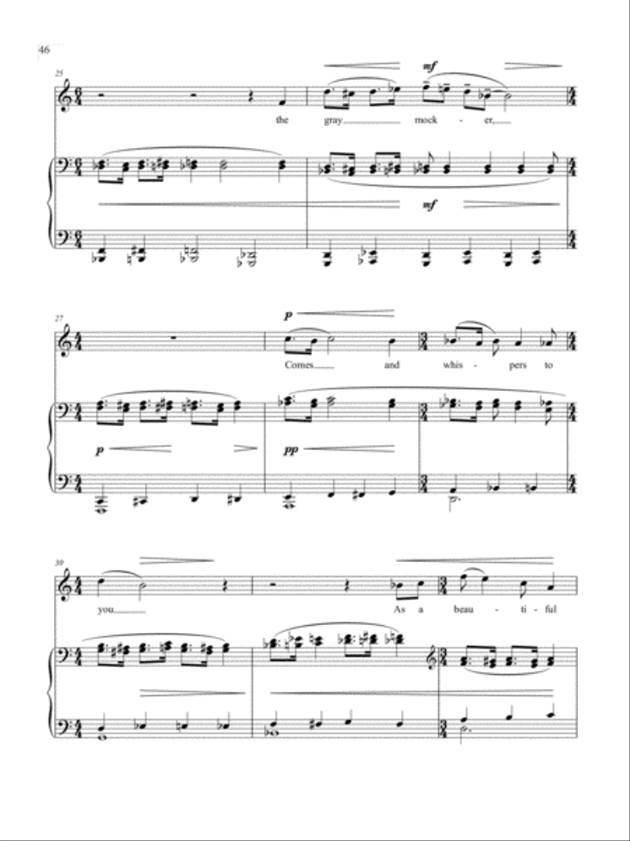 When the South Wind Sings: Under the Harvest Moon Soprano Voice scores gallery preview page 5