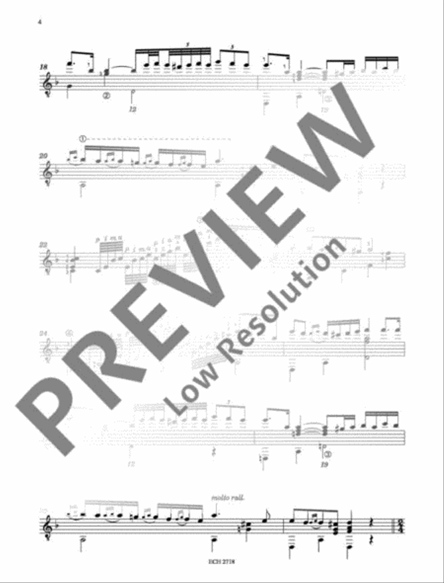Csárdás Guitar scores gallery preview page 5