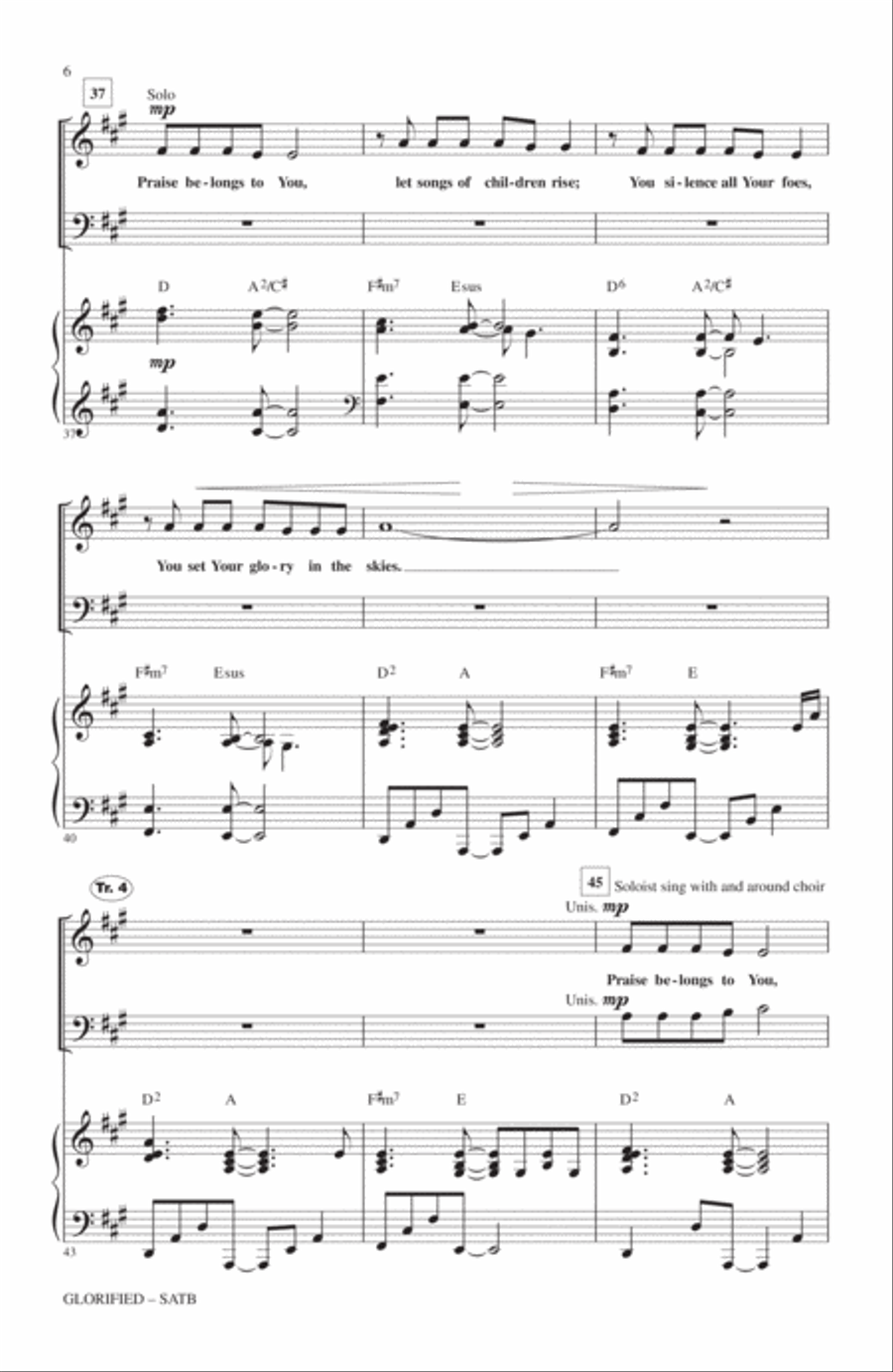 Glorified 4-Part scores gallery preview page 5
