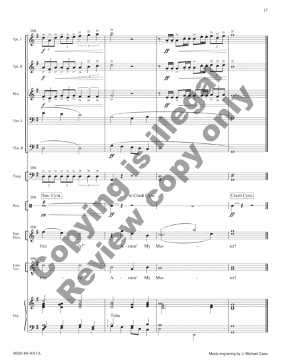 There in God's Garden (Full Score) Choir scores gallery preview page 9
