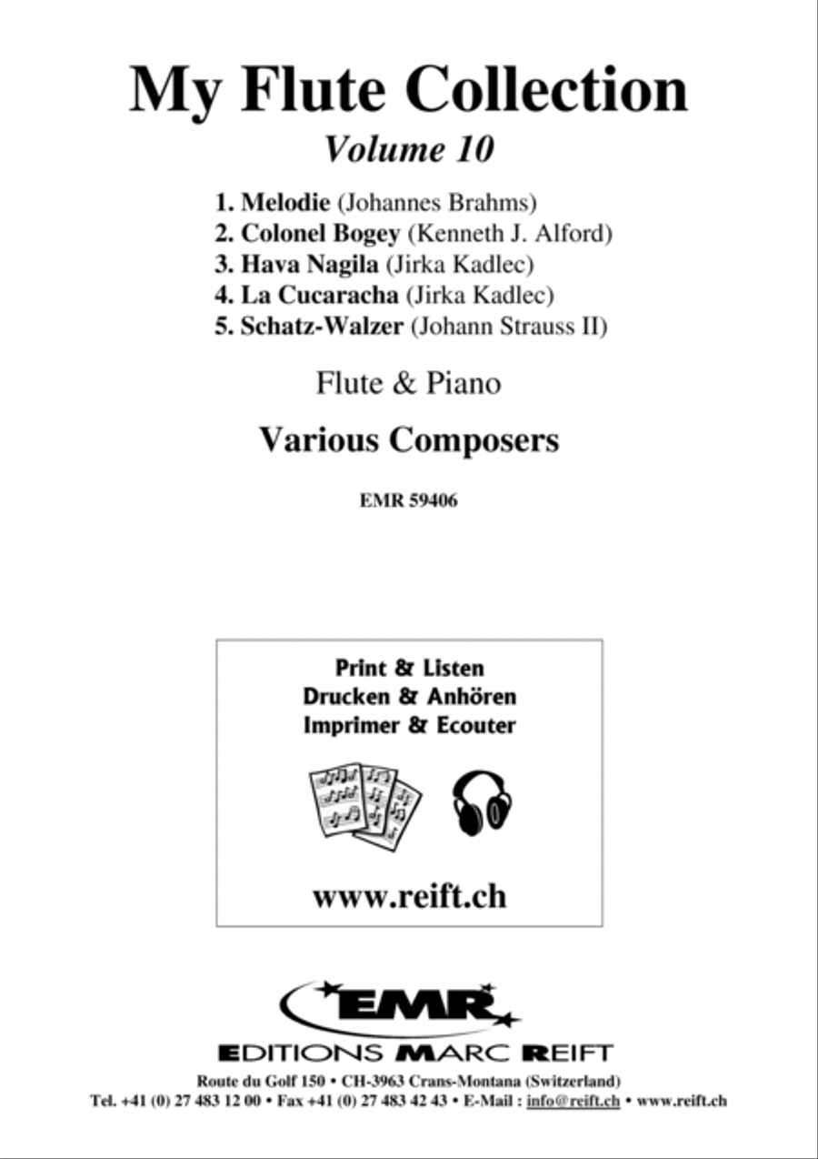 My Flute Collection Volume 10 Flute Solo scores gallery preview page 2