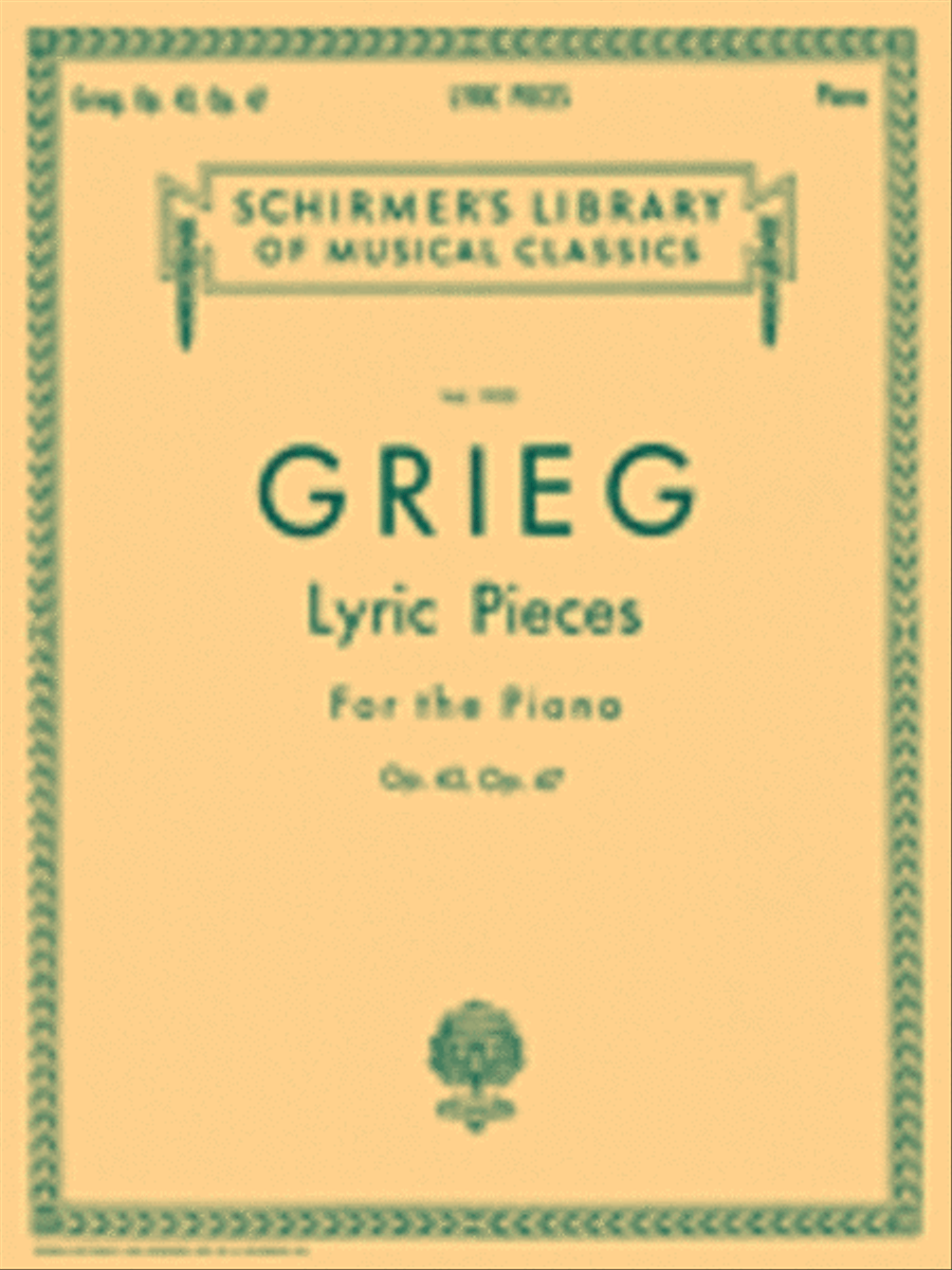 Lyric Pieces – Volume 2: Op. 43, 47 Piano Solo scores gallery preview page 1