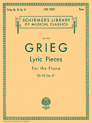 Book cover for Lyric Pieces – Volume 2: Op. 43, 47