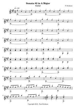 Sonata No. 2 in A Major