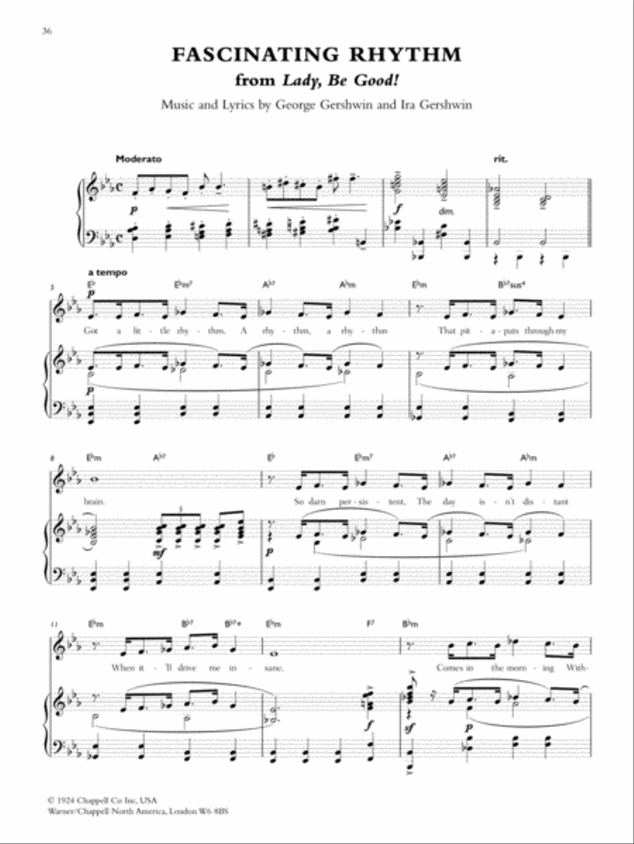George Gershwin: The Platinum Collection Piano, Vocal, Guitar scores gallery preview page 3