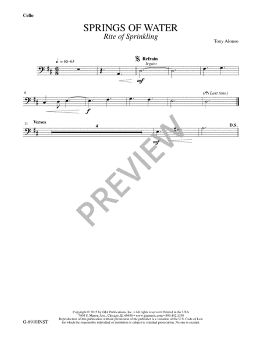 Springs of Water - Instrument edition Flute scores gallery preview page 7