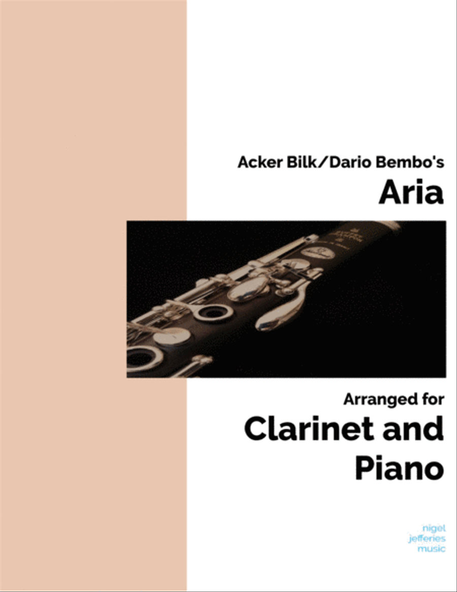 Aria Clarinet Solo scores gallery preview page 1