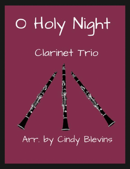 O Holy Night, for Clarinet Trio image number null