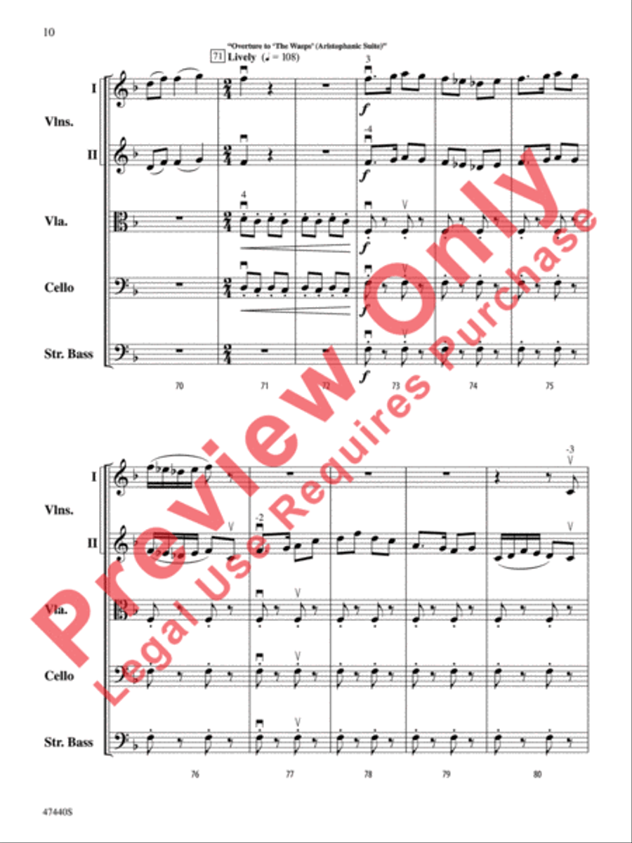 A Ralph Vaughan Williams Portrait String Orchestra scores gallery preview page 11