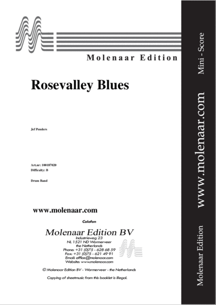 Rosevalley Blues Percussion scores gallery preview page 2