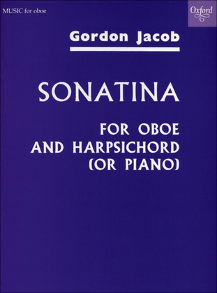 Book cover for Oboe Sonatina