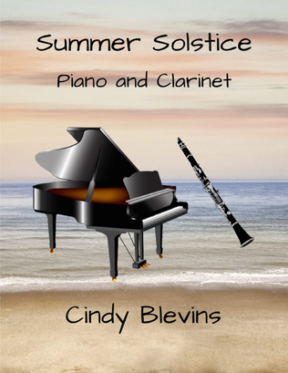 Book cover for Summer Solstice, for Piano and Clarinet