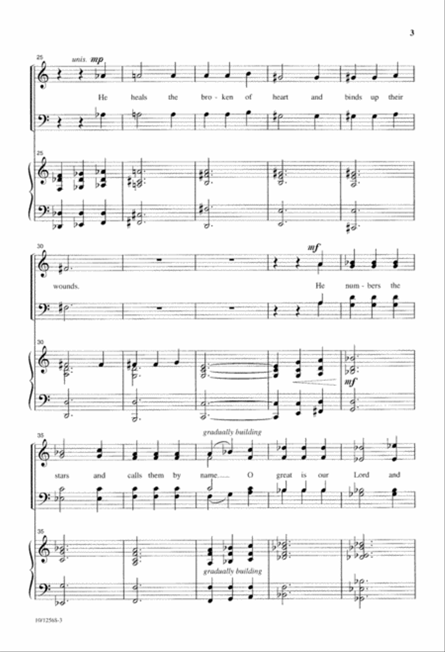Psalm 147 Psalm 147 4-Part scores gallery preview page 3
