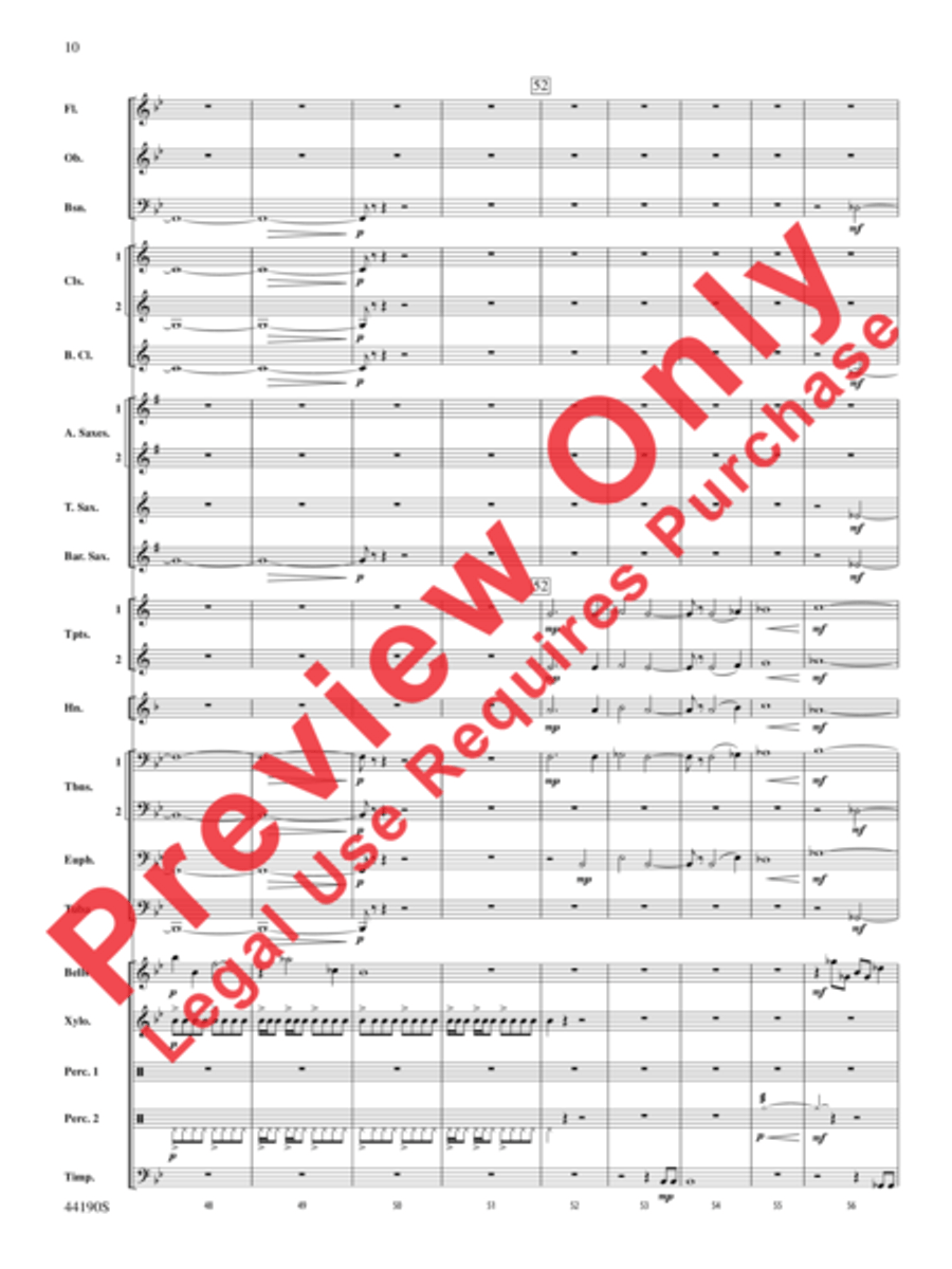 Dynamo Concert Band scores gallery preview page 11