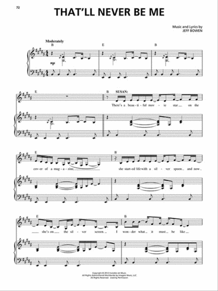 Now. Here. This. - Piano/Vocal Selections Piano, Vocal, Guitar scores gallery preview page 4