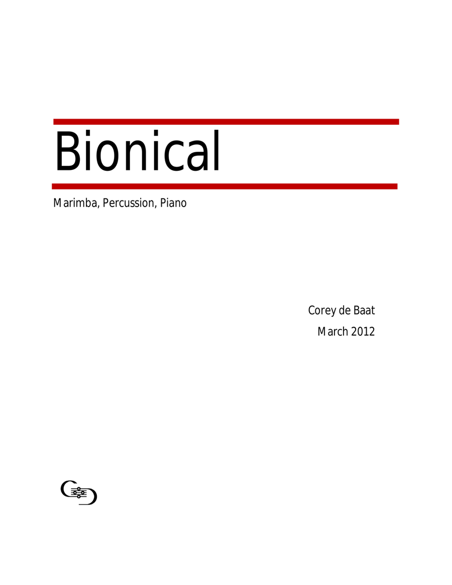 Bionical Bionical Marimba scores gallery preview page 1
