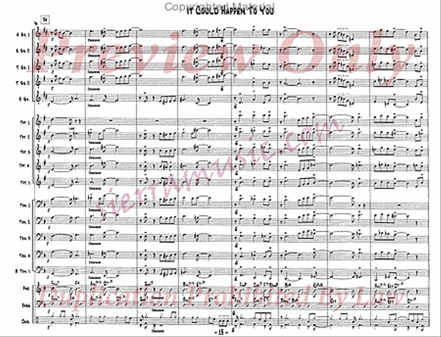 It Could Happen to You Jazz Ensemble scores gallery preview page 14