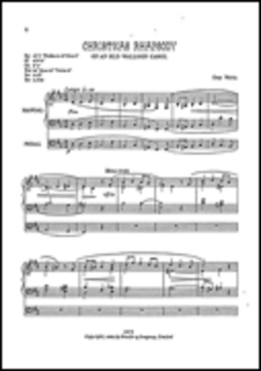 Guy Weitz: Christmas Rhapsody for Organ