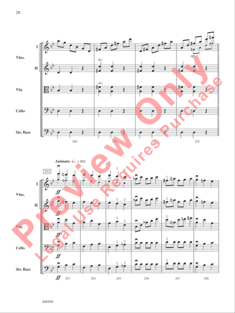 Halloween Spooktacular String Orchestra scores gallery preview page 29